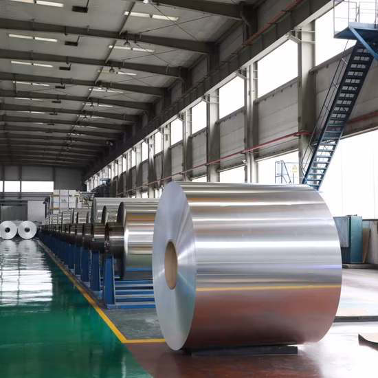 工場出荷時の価格家庭用小型ロール 1235 3003 3004 8011 8079 O カラーコンテナ食品グレードのブリキ紙ジャンボ ロール 9